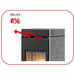Estufa EDILKAMIN de Pellets, Canalizable Mod. LENA PLUS, vista adicional